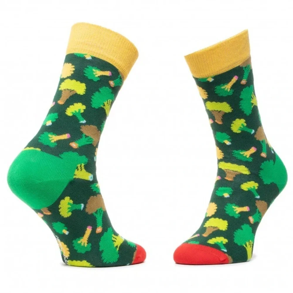 NWT Happy Socks Broccoli Green Multicolor Socks
